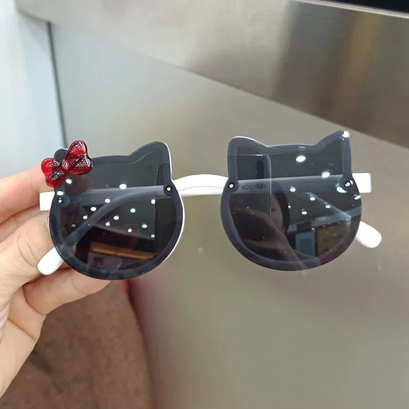 Summer Children Cute Sunglasses Acrylic Bow Outdoor UV Protection Sun Glasses Baby Girls Classic Kids Boy UV400 Eyewear-Dollar Bargains Online Shopping Australia