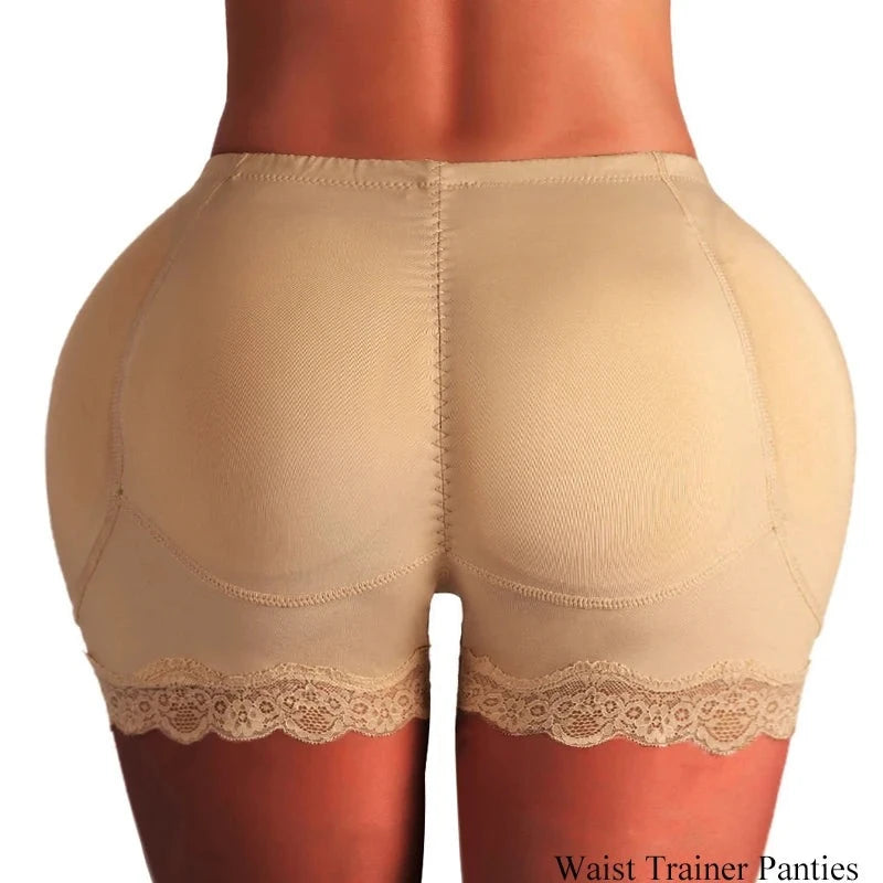 Women Padded Push Up Panties Butt Lifter Shaper Fake Ass Buttocks Hip Pads Invisible Control Panties Briefs Underwear Lingerie-Dollar Bargains Online Shopping Australia