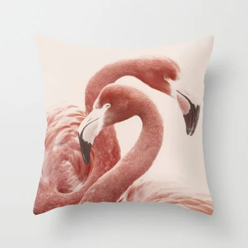 Pink Pillow Flamingo Backrest Headboard Decorative Cushion Nordic Style Office Nap Pillow Car Lumber Pad cute pillow removable-Dollar Bargains Online Shopping Australia