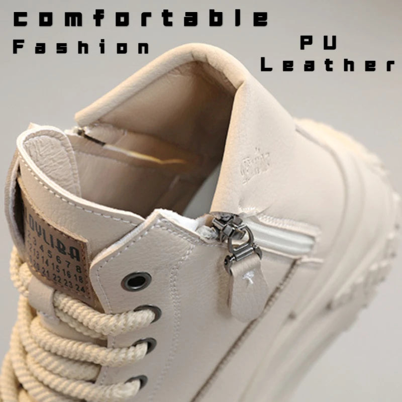 Women Sneakers Luxury Fashion High Top Women Boots Platform Casual Shoes Outdoor Running Shoes for Women-Dollar Bargains Online Shopping Australia