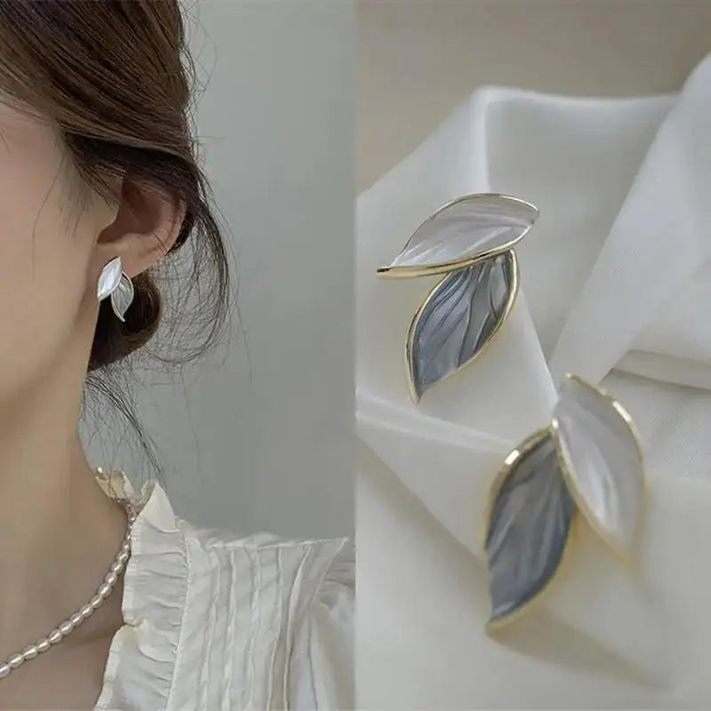 925 Silver Needle Korean Fashion Imitation Pear Earrings For Women Jewelry Luxury Women's Heart Stud Earrings-Dollar Bargains Online Shopping Australia