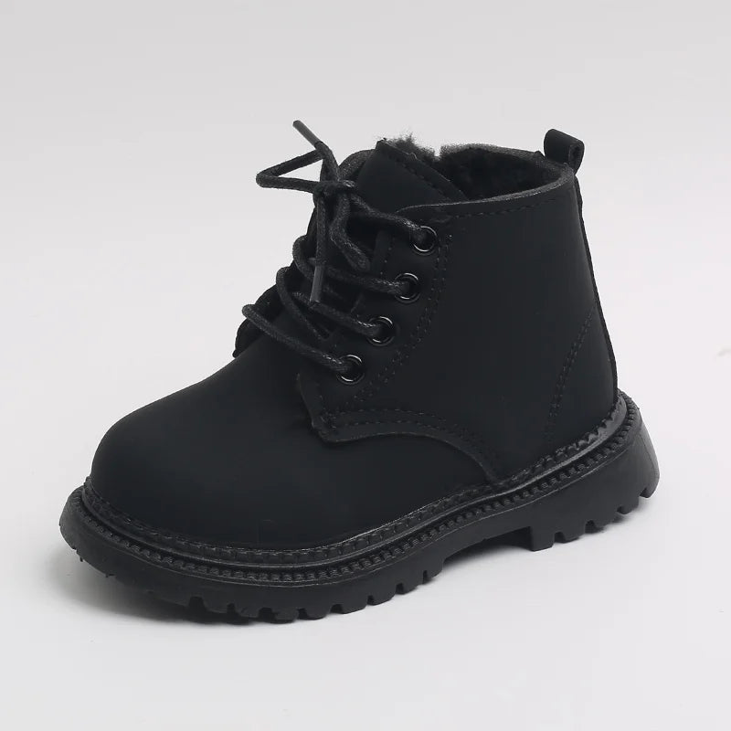 Baby Kids Short Boots Super Warm Girls Boys Shoes PU Leather Children Boots Fashion Toddler Boots Kids Snow Shoes-Dollar Bargains Online Shopping Australia