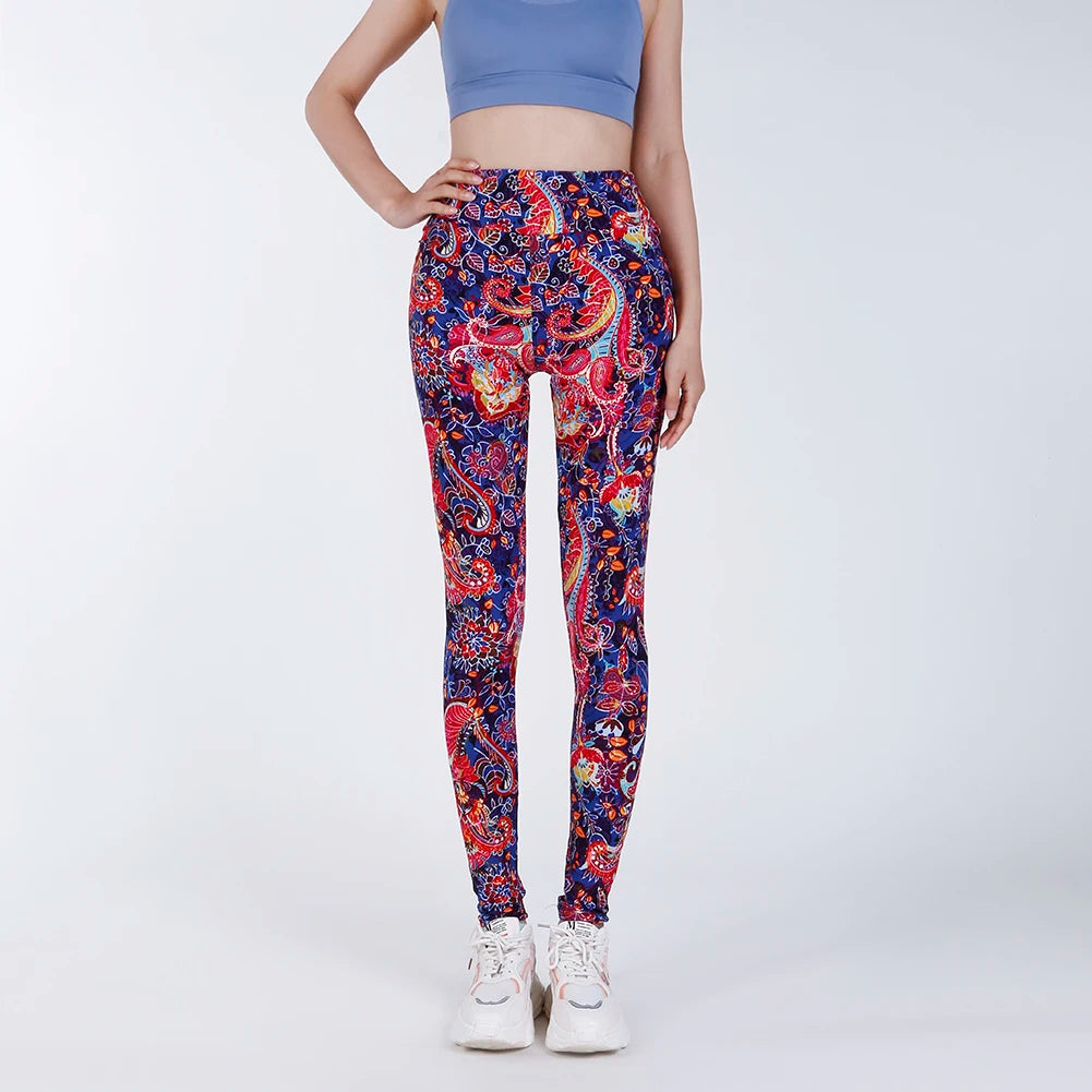 High Waist Animal Printed Leggings Soft Stretchy Women Sexy Leopard Print Pencil Pants Sport Fitness Yoga Leggings-Dollar Bargains Online Shopping Australia