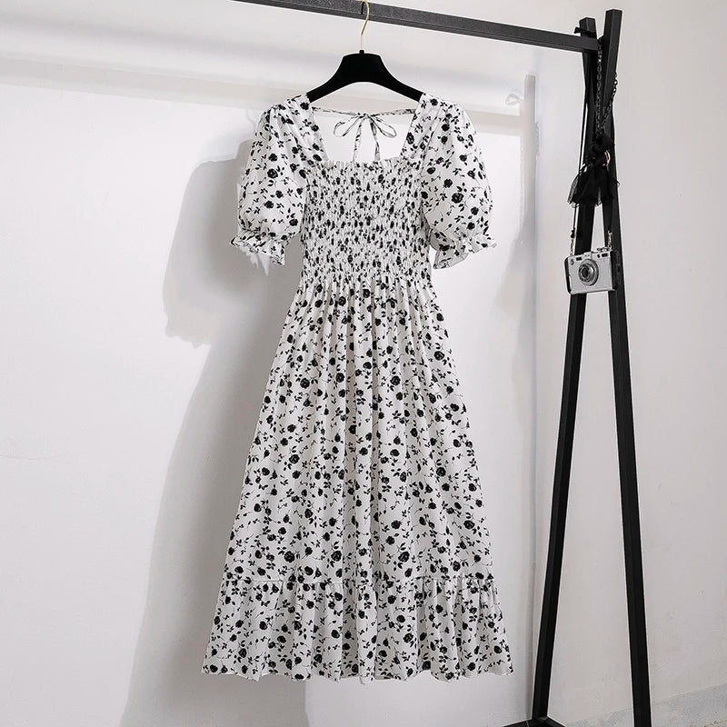 a line summer dresses australia Summer Dress Colorful Dress Pattern Sun Dresschiffon Dress Colourful Dresses for Women A-line White Dress Knee Circle Dress Gift for Her