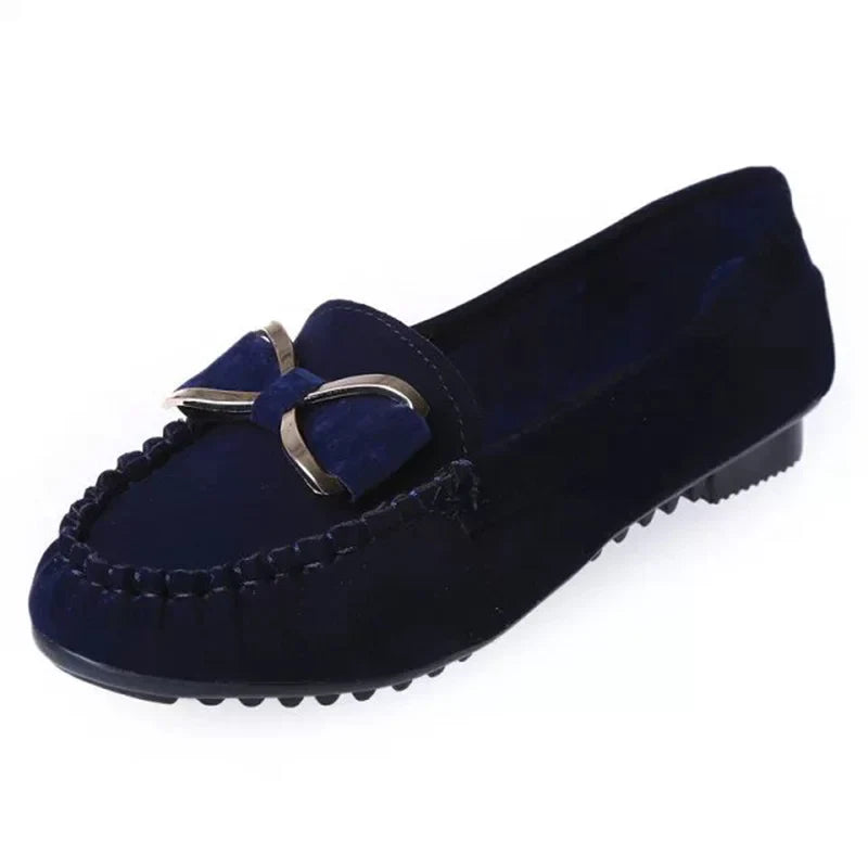 Elegant Butterfly-Knot Comfortable suede loafers Boat Shoes Comfort Slip-On Casual Walking Flats-Dollar Bargains Online Shopping Australia
