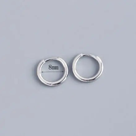 2PCS New Gold Color Square Hoop Earrings Women Men Stainless Steel Huggie Minimalist Punk Unisex Rock Earrings Piercing Jewelry-Dollar Bargains Online Shopping Australia