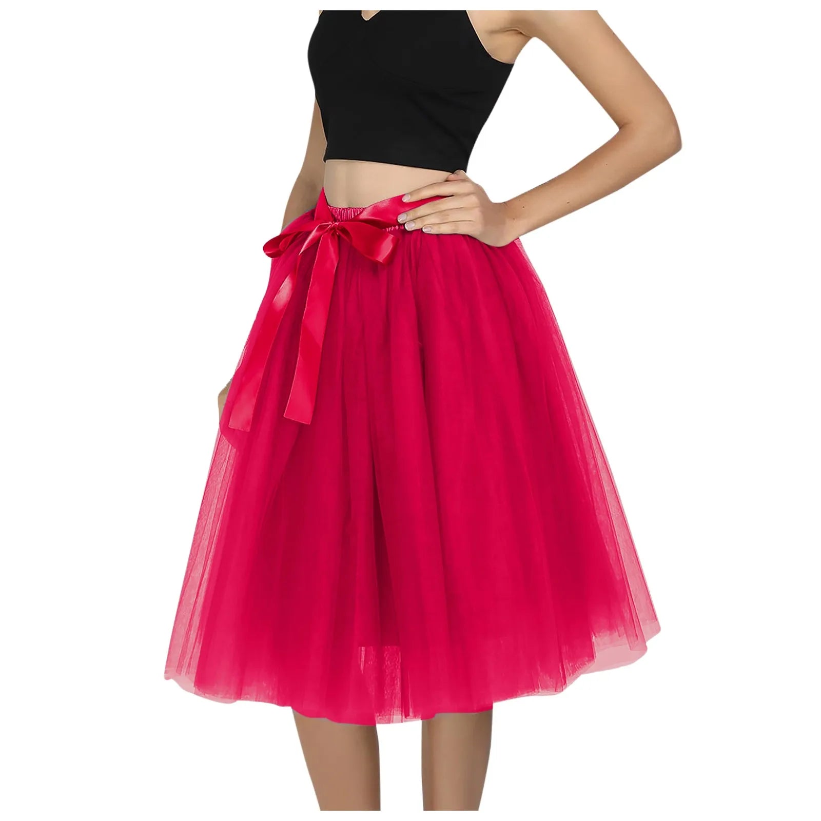 Woman clothes Skirt Women's A-line Stretchy Skater Mini Versatile Casual Flared Skirt-Dollar Bargains Online Shopping Australia