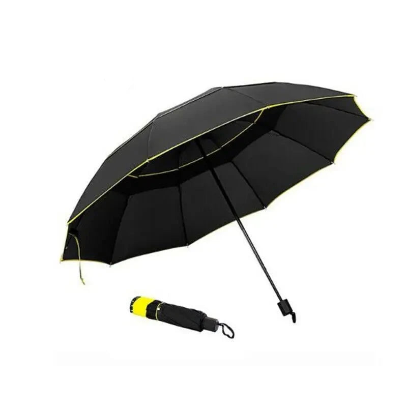 Extra Large Double Layer Edge Windproof Large Compact Umbrella with Double Eaves for Breathable and Windproof-Dollar Bargains Online Shopping Australia