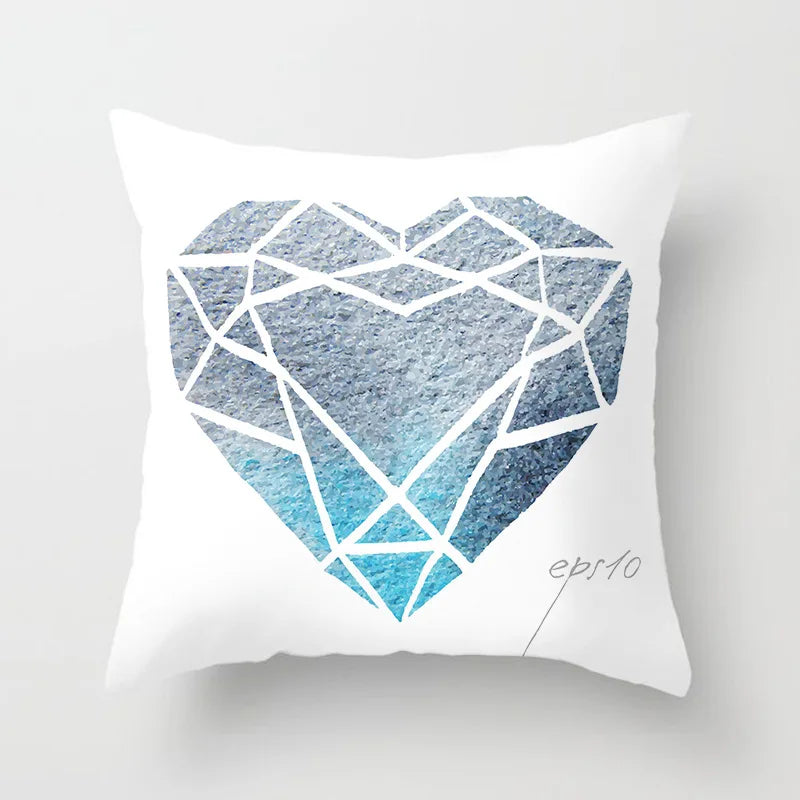 Geometry Cushion Cover Pillowcase Decorative Sofa Cushions Pillowcover Home Decor-Dollar Bargains Online Shopping Australia