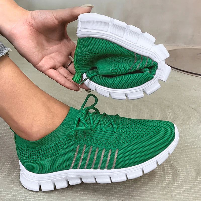 Mesh Breathable Soft Sole Sneakers Women Lightweight Non-Slip Running Walking Shoes Woman-Dollar Bargains Online Shopping Australia