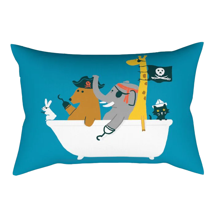 Nordic Cartoon Animal Throw Pillow Rectangular Sofa Cushion Lumbar Pillow Cushion Bedroom Pillow Living Room decoration-Dollar Bargains Online Shopping Australia