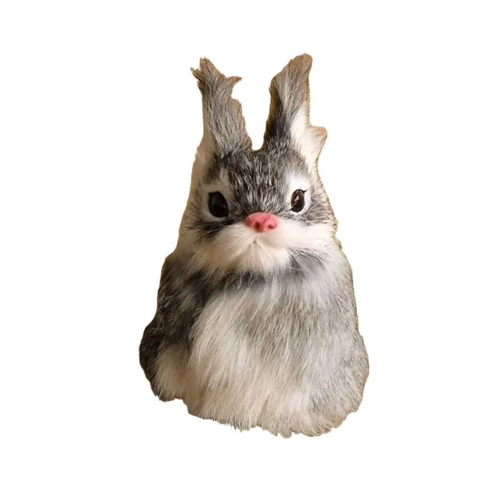 Simulation Rabbit Owl Cat Fox Ornament Furs Squatting Model Home Decoration Animal World with Static Action Figures Gift for Kid-Dollar Bargains Online Shopping Australia