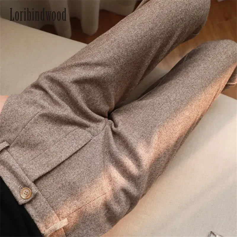 Pants Women's Harem Pencil Pants High Waisted Casual Suit Pants Office Lady Women Trousers