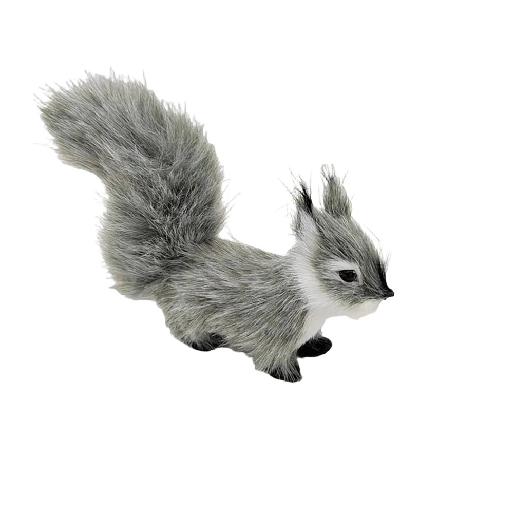 Simulation Rabbit Owl Cat Fox Ornament Furs Squatting Model Home Decoration Animal World with Static Action Figures Gift for Kid-Dollar Bargains Online Shopping Australia