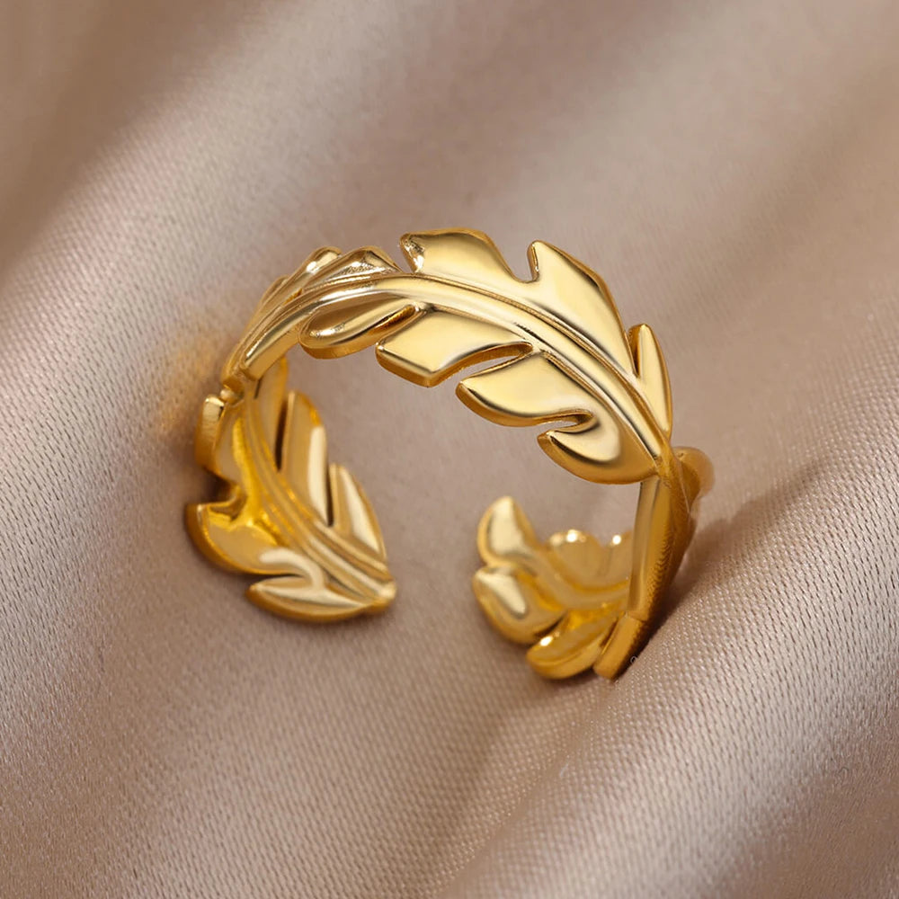 Stainless Steel Rings For Women Men Gold Color Engagement Wedding Party Ring Female Male Finger Jewelry Birthday Gift-Dollar Bargains Online Shopping Australia