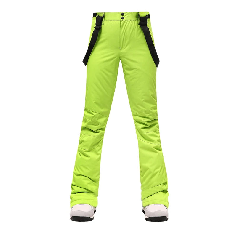 Ski Pants Women Thicken Windproof Waterproof Winter Snow Pants Outdoor Sports Snowboarding Warm Breathable Overalls-Dollar Bargains Online Shopping Australia