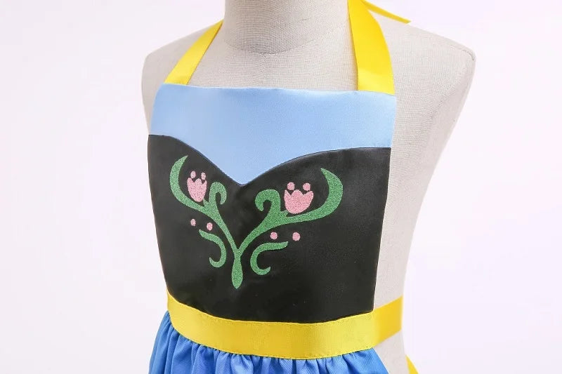 Kid Princess Style Apron Adult Creative Party Cooking Painting Apron Parent-child Baking Accessories Baby Pinafore Girls Gift