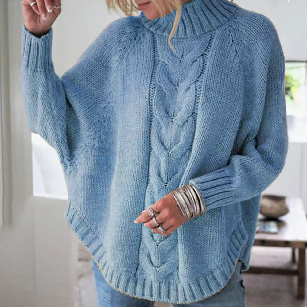 Women Sweater Casual Pullovers Basics Knitted Loose O-neck Batwing Sleeve Elegance Sweet Female Clothing-Dollar Bargains Online Shopping Australia