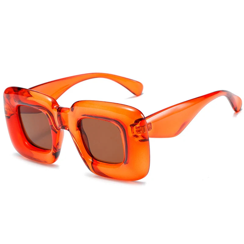 Colorful Square Sunglasses Women Brand Designer UV400 Men Y2K Sun Glasses-Dollar Bargains Online Shopping Australia
