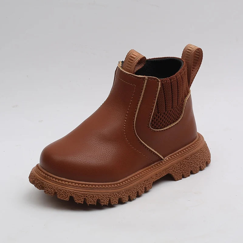 Baby Kids Short Boots Super Warm Girls Boys Shoes PU Leather Children Boots Fashion Toddler Boots Kids Snow Shoes-Dollar Bargains Online Shopping Australia