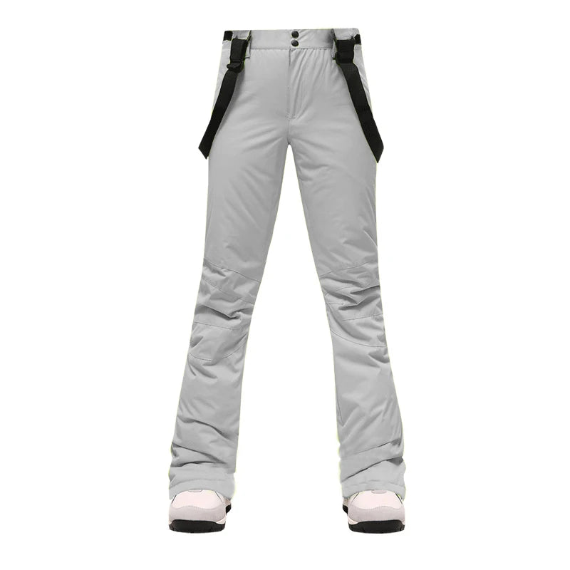Ski Pants Women Thicken Windproof Waterproof Winter Snow Pants Outdoor Sports Snowboarding Warm Breathable Overalls-Dollar Bargains Online Shopping Australia
