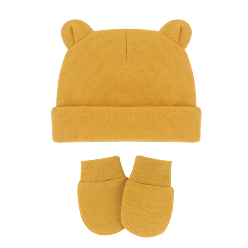 Newborn Winter Warm Beanie Hat Gloves for Baby Girls Boys Infant Toddler-Dollar Bargains Online Shopping Australia