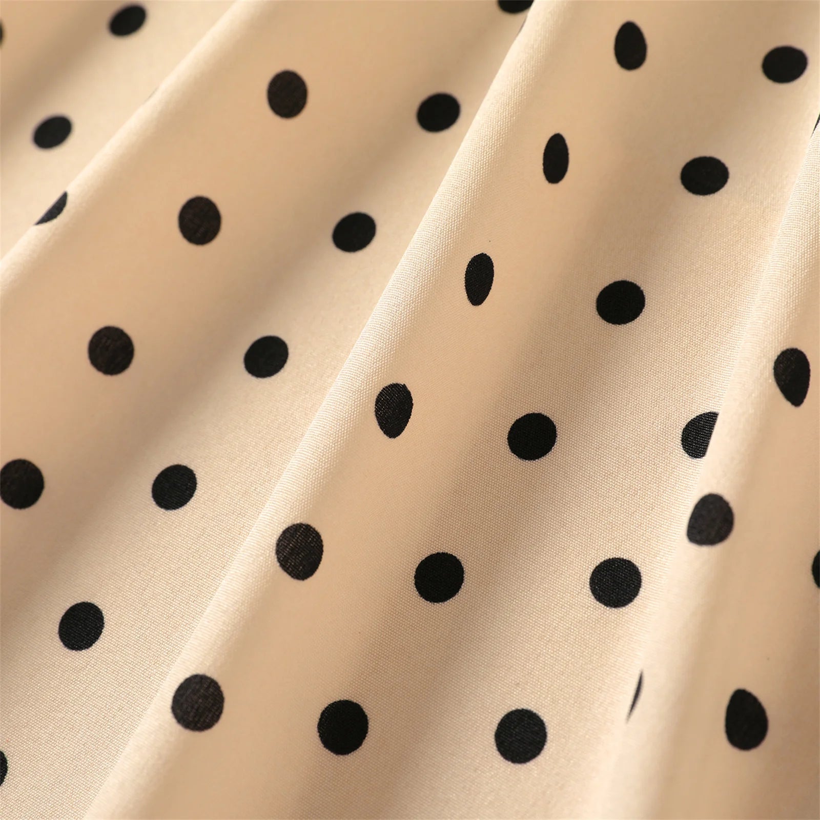 2pcs Girl Dresses Kids Clothes Girl Polka Dots Ribbed Girls Splice Sleeveless Dress & Belt-Dollar Bargains Online Shopping Australia
