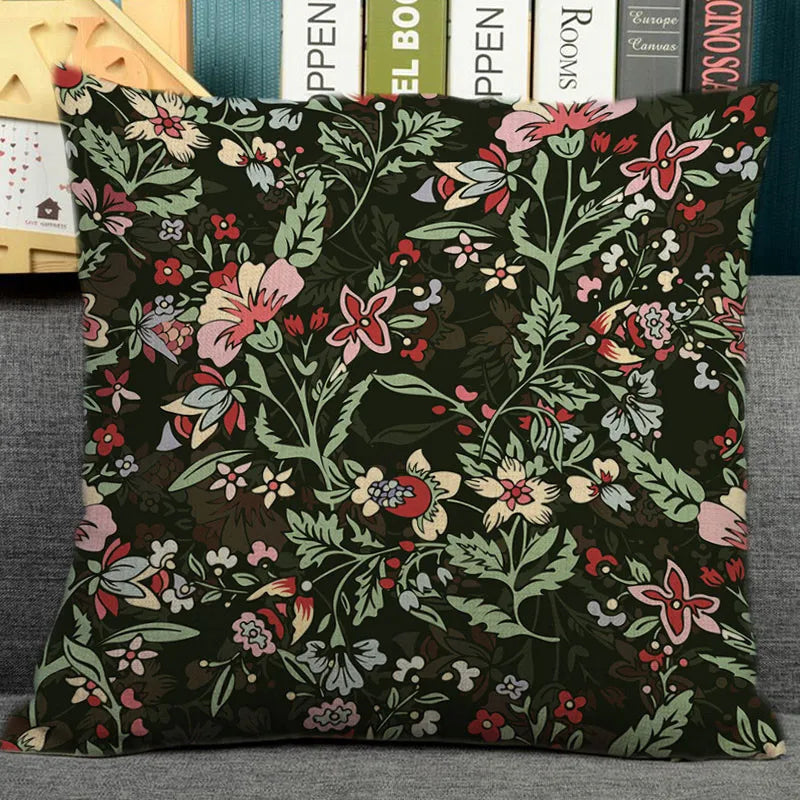 Nordic plant print cushion home decorative pillow 45x45cm pillowcase Modern sofa Decor tropical leaves seat back-Dollar Bargains Online Shopping Australia