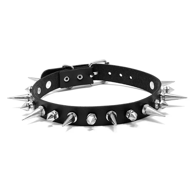 Cosplay Punk Collar Choker Sexy Harajuku PU Leather Black Chokers Necklace Chain Pendant Women Rock Gothic Neck Jewelry-Dollar Bargains Online Shopping Australia