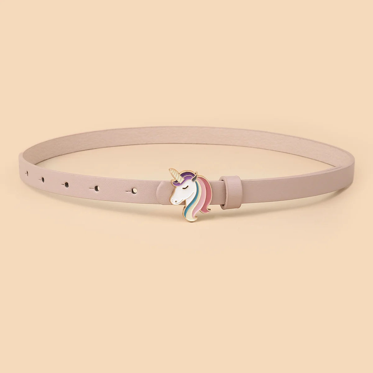 Unicorn Pony Buckle Thin Belt for Boys and Girls Universal for Kids-Dollar Bargains Online Shopping Australia
