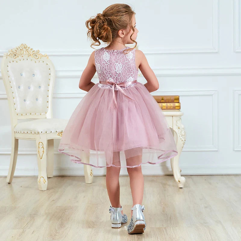 Baby Girls Dress Casual Costume Kids Dresses For Girls Flower Baby Dress Girl Party Little Princess Tutu Summer Dress-Dollar Bargains Online Shopping Australia
