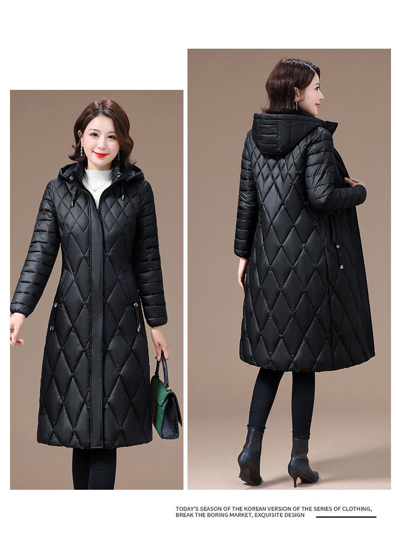 Ladies diamond quilting slim coat women padded jacket fashion jacket-Dollar Bargains Online Shopping Australia