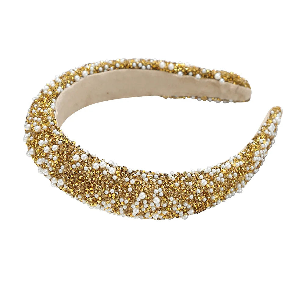 Diamond Headband Glitter Sparkle Jeweled Womens Headbands Hair Bands Wide Fashion Hair Hoops Girls Hair Accessories Gifts-Dollar Bargains Online Shopping Australia