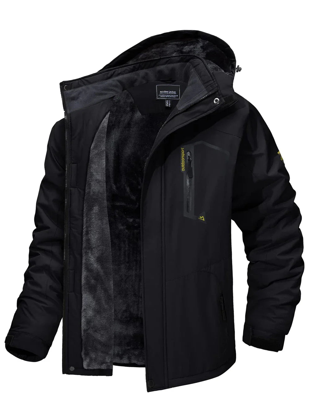 Fleece Lining Mountain Jackets Mens Hiking Jackets Outdoor Removable Hooded Coats Ski Snowboard Parka Winter Outwear-Dollar Bargains Online Shopping Australia