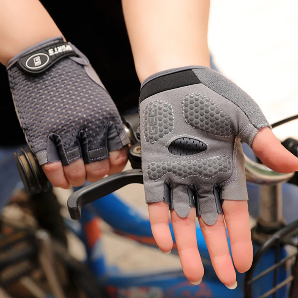 Kids Half Finger Gloves, Kids Boys Girls Cycling Gloves, Kids Fishing Gloves for Cycling Camping Fishing Outdoor Sports-Dollar Bargains Online Shopping Australia