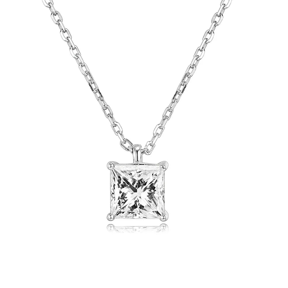 Waterdrop Crystal Pendant Necklace for Women Gold Color Geometric CZ Choker Chain on Neck-Dollar Bargains Online Shopping Australia