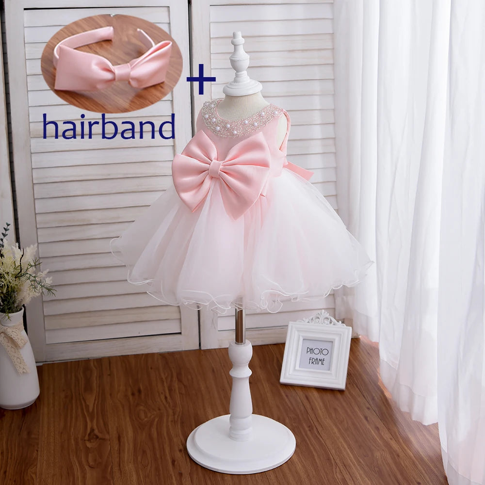 Fairy Cuty Girls Dress Tulle Fluffy Children Gowns Flower Princess Kids Birthday Party Baby Toddler Dresses-Dollar Bargains Online Shopping Australia