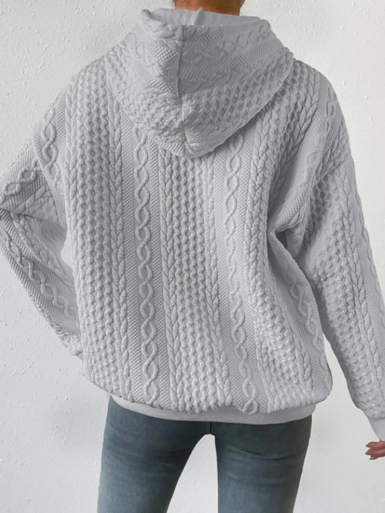 Hoodies Women Casual Long Sleeve Tops Loose Pink Sweatshirt Pullovers-Dollar Bargains Online Shopping Australia