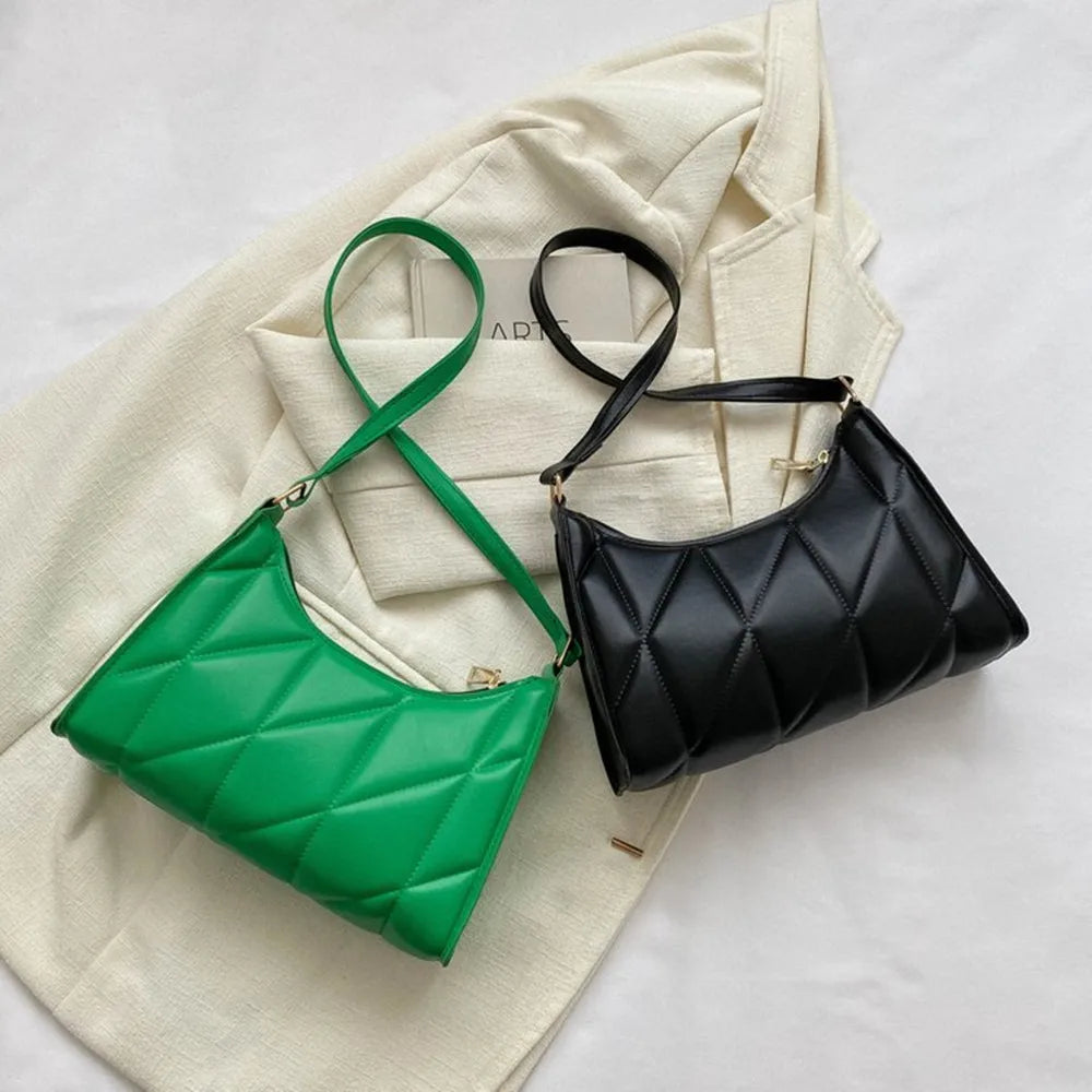 Black Trendy Women Shoulder Bag Pu Handbags Crossbody Bags Small Handle Bags Shopper Clutch Purse Niche Chain Armpit Bag-Dollar Bargains Online Shopping Australia