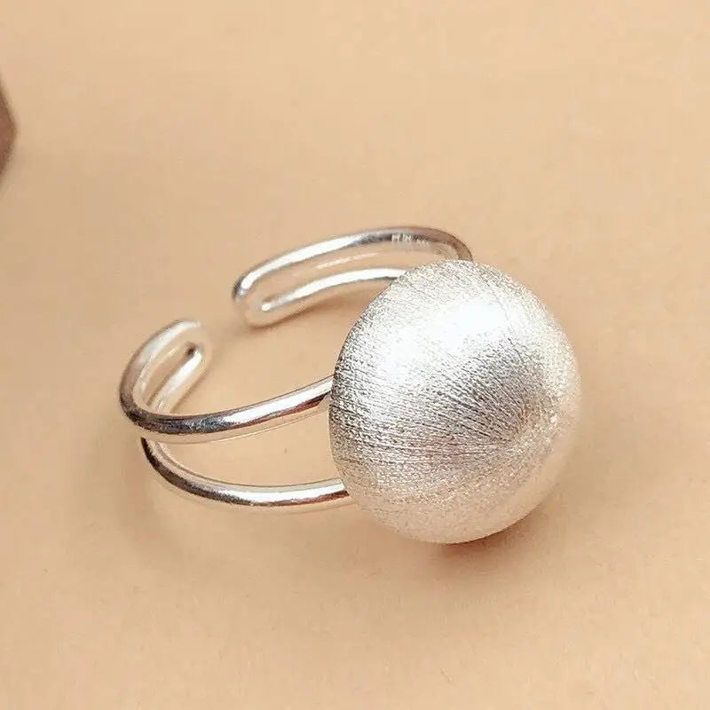 Sterling Silver String Ring For Women Heart Jewelry Finger Open Handmade Shinning Rings Allergy For Birthday Gift-Dollar Bargains Online Shopping Australia