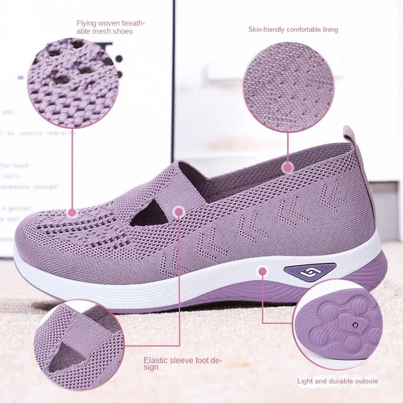Comfort Casual Women's Shoes Fashion Soft Sole Breathable Hollow Out Flat Shoes-Dollar Bargains Online Shopping Australia