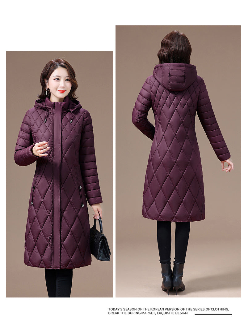 Ladies diamond quilting slim coat women padded jacket fashion jacket-Dollar Bargains Online Shopping Australia