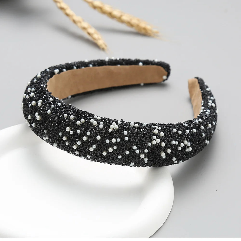 Diamond Headband Glitter Sparkle Jeweled Womens Headbands Hair Bands Wide Fashion Hair Hoops Girls Hair Accessories Gifts-Dollar Bargains Online Shopping Australia