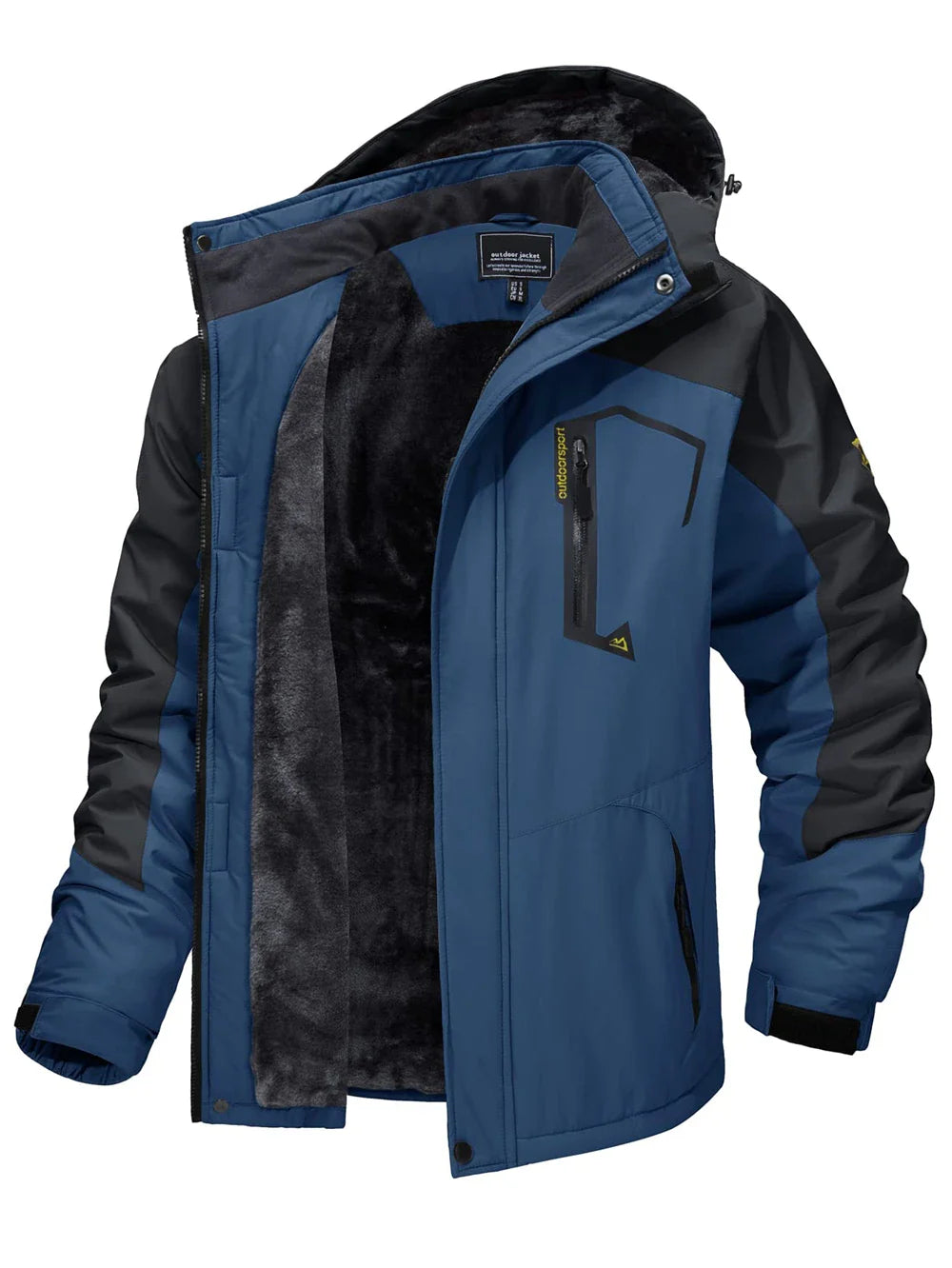 Fleece Lining Mountain Jackets Mens Hiking Jackets Outdoor Removable Hooded Coats Ski Snowboard Parka Winter Outwear-Dollar Bargains Online Shopping Australia