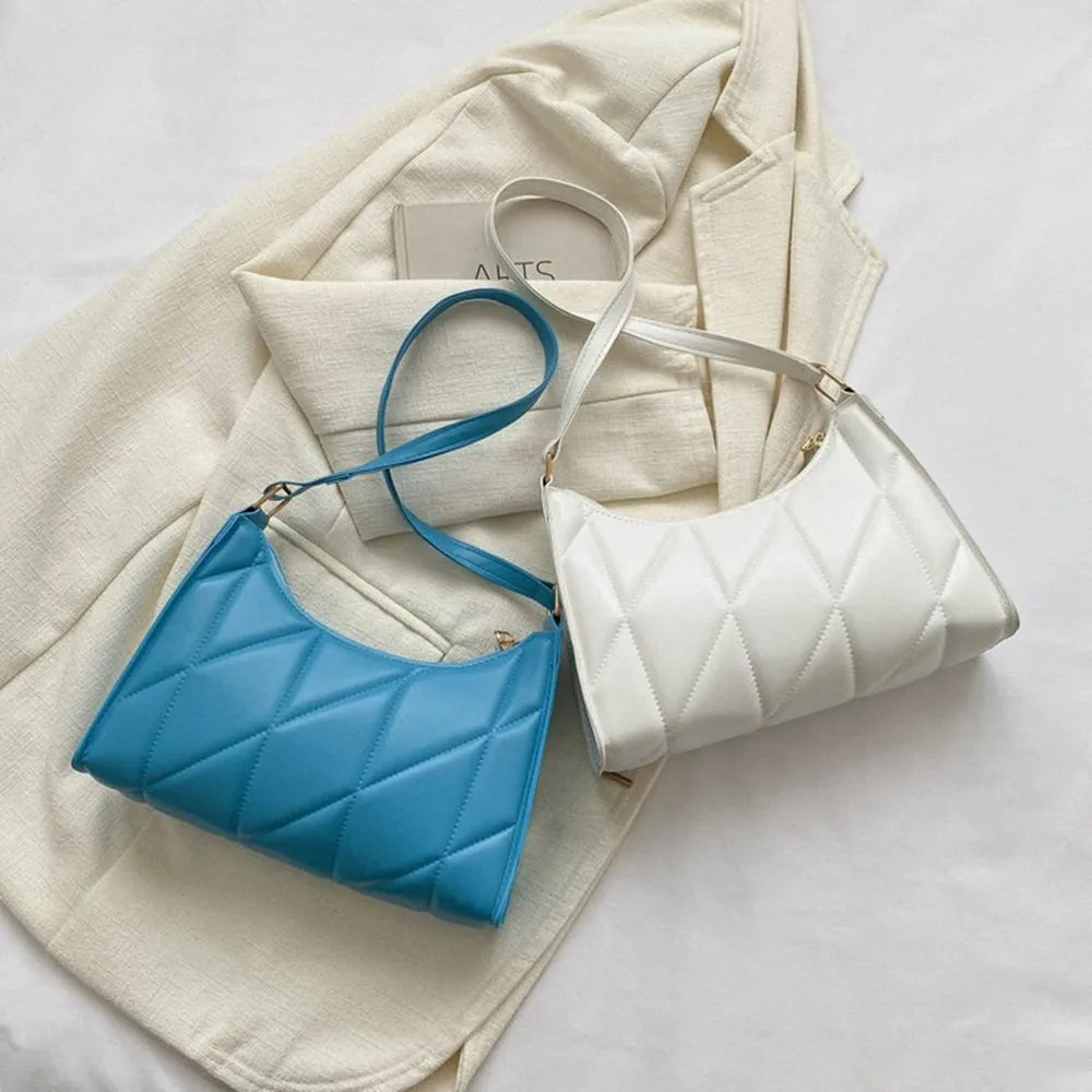 Black Trendy Women Shoulder Bag Pu Handbags Crossbody Bags Small Handle Bags Shopper Clutch Purse Niche Chain Armpit Bag-Dollar Bargains Online Shopping Australia