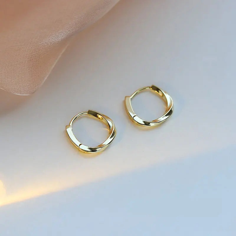 Simple Temperament Circle Pearl Earrings Fashion Small Versatile Earrings Women's Jewelry-Dollar Bargains Online Shopping Australia
