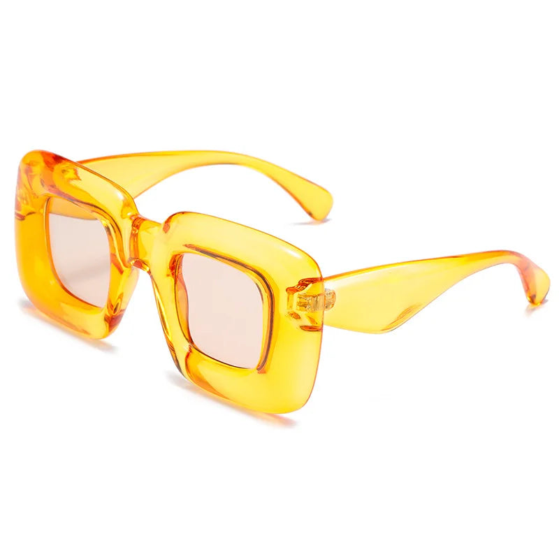 Colorful Square Sunglasses Women Brand Designer UV400 Men Y2K Sun Glasses-Dollar Bargains Online Shopping Australia