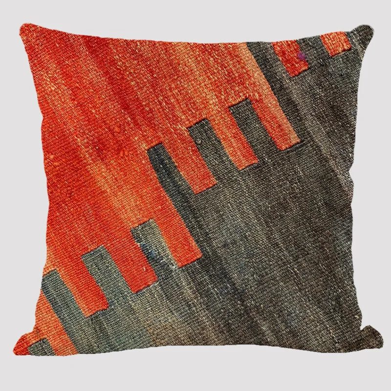 Bohemian Patterns Linen Cushions Case Multicolors Abstract Ethnic Geometry Print Decorative Pillows Case Living Room Sofa Pillow-Dollar Bargains Online Shopping Australia