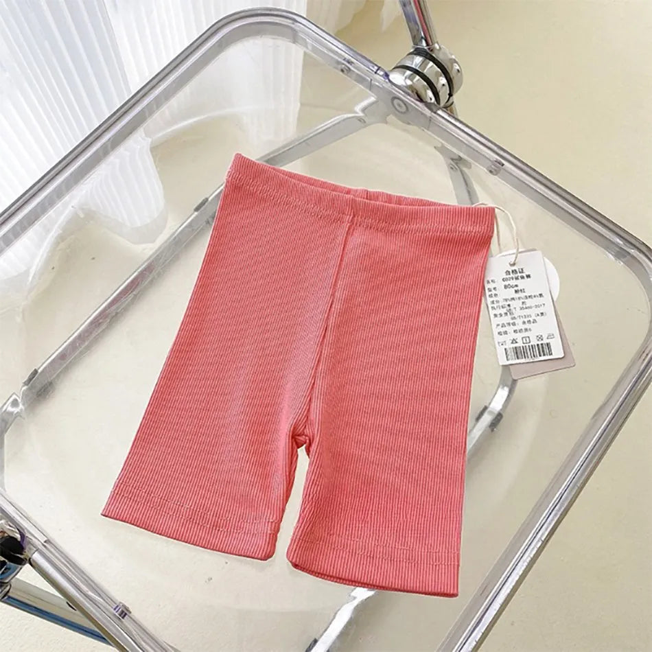 Kids Shorts Girls Candy Color Clothing Baby Elastic Waist Trousers Children Soft Fashion Safety Pants Casual Korean Bottoms-Dollar Bargains Online Shopping Australia