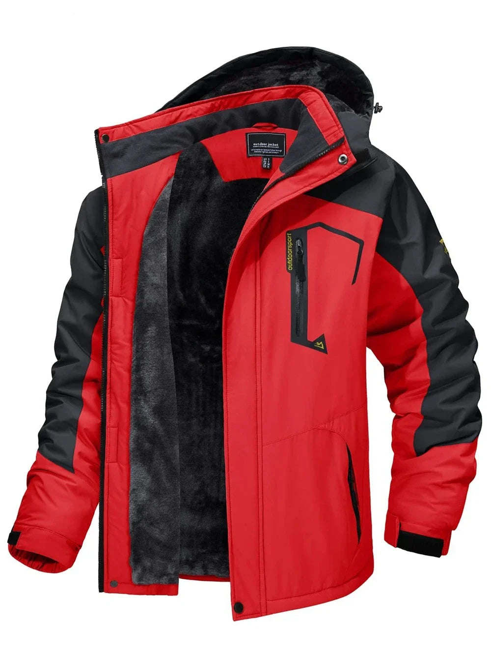 Fleece Lining Mountain Jackets Mens Hiking Jackets Outdoor Removable Hooded Coats Ski Snowboard Parka Winter Outwear-Dollar Bargains Online Shopping Australia